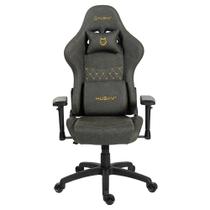 Cadeira Gamer Husky Tempest 4D, Até 145kg, Braços 4D, Almofadas, Reclinável 150º, PU, Descanso para Pés, Cinza - HCG700CZ4D