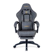 Cadeira Gamer Husky Tempest 700, Até 145kg, Almofadas, Reclinável 150º, PU, Descanso para Pés, Cinza - HCG700CZ