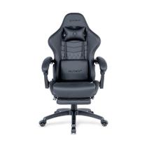 Cadeira Gamer Husky Tempest 700, Até 145kg, Almofadas, Reclinável 150º, PU, Descanso para Pés, Preta - HCG700PT