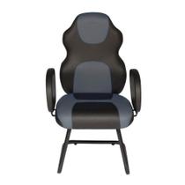 Cadeira Gamer Interlocutor Linha Gamer Racing Cinza