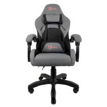 Cadeira Gamer Kalkan Astri Lunar Até 140kg Cinza e Preto - KLK00058