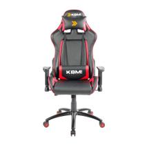Cadeira Gamer KBM! GAMING CG330, Preto e Vermelho, Com Almofadas, Reclinável, Descanso de Braço 2D - KGCG330PTVM - KaBuM!