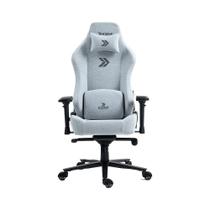 Cadeira Gamer KBM! Gaming CG700 Cinza, Tecido, Até 150 kg, Apoio de Braço 4D, Com Almofadas, Reclinável - KGCG700CZ