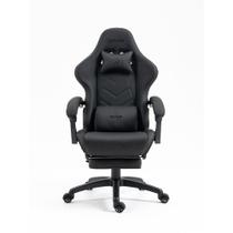Cadeira Gamer KBM! GAMING Tempest CG500 Preta Com Almofadas, Descanso Para Pernas Retrátil, Reclinável - KGCG500PT