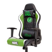 Cadeira Gamer Marvel Hulk Gaming Pro Reclinável Braço 3D