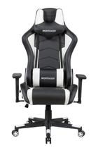 Cadeira Gamer MaxRacer Tactical Branca Reclina 180 Braço 3D