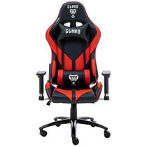 Cadeira gamer mount black red clanm