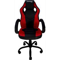 Cadeira Gamer MX0 Giratoria Preto e Vermelho Mymax