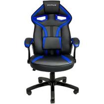 Cadeira Gamer MX1 Giratoria Preto/Azul - MyMAX