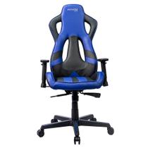 Cadeira Gamer MX11 Giratoria Preto/Azul - MYMAX