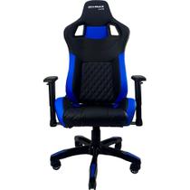 Cadeira Gamer MX15 Giratoria Preto e Azul MYMAX