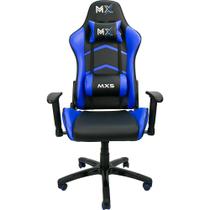 Cadeira Gamer Mx5 Giratoria Preto Azul Giratoria Confortavel - MyMax