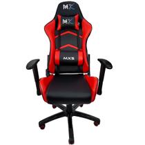 Cadeira Gamer Mymax MX5 MGCH-MX5/RD (Preto/Vermelho, até 150kg, encosto e braços ajustáveis) - MYATECH