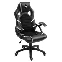 Cadeira Gamer Ninja Hiryu, Preto e Branco Cadeira Gamer Ninja Hiryu, Preto e Branco