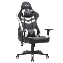 Cadeira Gamer Olympians Hades Preta e Branca Cadeira Gamer Olympians Hades Preta e Branca