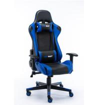 Cadeira Gamer One Shot Azul com Preto - Império