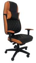 Cadeira Gamer para Escritório Linha Gamer Cagliari Laranja Cadeira Gamer para Escritório Linha Gamer Cagliari Laranja