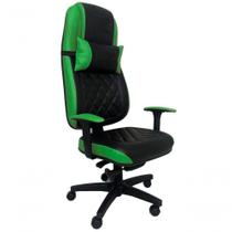 Cadeira Gamer Para Escritório Linha Gamer Cagliari Verde Cadeira Gamer Para Escritório Linha Gamer Cagliari Verde