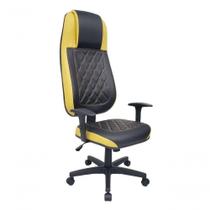 Cadeira Gamer Para Home Office Linha Gamer Blenda Amarelo Cadeira Gamer Para Home Office Linha Gamer Blenda Amarelo