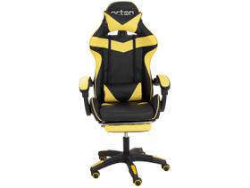 Cadeira Gamer PCTop Reclinável Amarelo