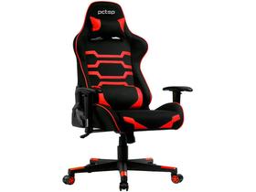 Cadeira Gamer PCTop Reclinável Preto e Vermelho