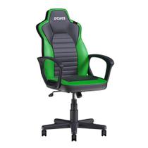 Cadeira Gamer PCYes Mad Racer STI Turbo Savage Green, Até 120kg, Reclinável, Verde - MRSTIR10VD