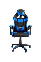 Cadeira gamer pop conforto escritório reclinável azul