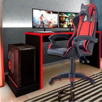 Cadeira Gamer Pop - Vermelho / Preto