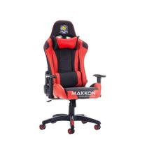 Cadeira Gamer Preta e Vermelha MK-8062PV - Makkon