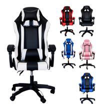 Cadeira Gamer Profissional C7 Neo Comfort Ergonômica Reclinável Base giratória Apoio Lombar Resistente Home Office Setup Escritório