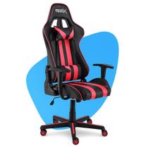 Cadeira Gamer Profissional Escritório MoobX NITRO Preto e Vermelho