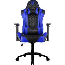 Cadeira Gamer Profissional para Jogos Com Apoio lombar Regulável Rodinhas Giratória Ergonomica de Alto Conforto - Azul