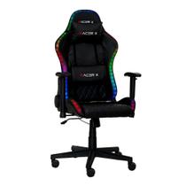 Cadeira Gamer Racer X Reclinavel Hype com Led RGB - Racer-X