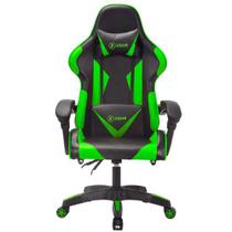 Cadeira Gamer Reclinável Premium X-Zone Cgr-01 Preta e Verde - XZONE