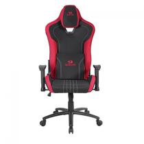 Cadeira gamer redragon heth reclinável 2d tecido c313-br - preto e vermelho