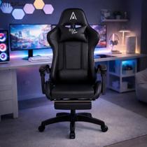 Cadeira Gamer Rija Alpha Ergonômica Escritorio Preto Cadeira Gamer Rija Alpha Ergonômica Escritorio Preto