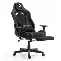 Cadeira Gamer Rise Mode X01 PU Preta com Mecanismo Borboleta