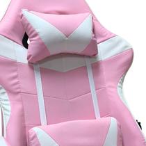 Cadeira Gamer Rosa Loong Stillus Ergonômica com Apoio para os Pés