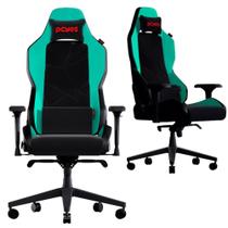 Cadeira Gamer Sentinel Pcyes Mint Green Com Apoio Braço Ajuste 4D Cor Verde Apoio de Almofada Magnética