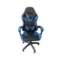 Cadeira Gamer Sniper Preta e Azul Healer Cadeira Gamer Sniper Preta e Azul Healer