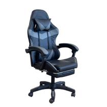 Cadeira Gamer Stillus Ergonômica Com Apoio Para Os Pés - Cinza