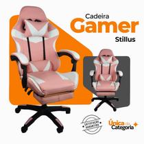 Cadeira Gamer Stillus Ergonômica com Apoio para os Pés