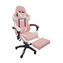 Cadeira Gamer Stillus Ergonômica Oficial Apoio De Pés Rosa Cadeira Gamer Stillus Ergonômica Oficial Apoio De Pés Rosa