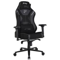 Cadeira Gamer SuperFrame Kingston Fury Reclinável 4D Preto e Cinza SFCHKFR4DBGH Cadeira Gamer SuperFrame Kingston Fury Reclinável 4D Preto e Cinza SFCHKFR4DBGH