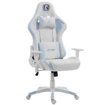 Cadeira Gamer SuperFrame Pegasus, Reclinável, 2D, Branco e Azul, SFCHPGR2DWBL Cadeira Gamer SuperFrame Pegasus, Reclinável, 2D, Branco e Azul, SFCHPGR2DWBL