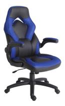 Cadeira Gamer Tela Mesh Até 100kg Azul 113x70x63cm - JHC