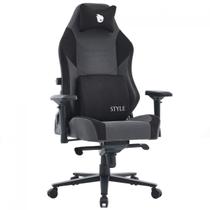 Cadeira Gamer Terabyte New Style, Reclinável, 4D, Tecido, Cinza e Preta, TR-CH-NSR4DGBF Cadeira Gamer Terabyte New Style, Reclinável, 4D, Tecido, Cinza e Preta, TR-CH-NSR4DGBF