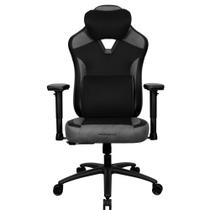 Cadeira Gamer ThunderX3 Loft Preto Para Escritório Almofadas No Pescoço e Lombar Com Apoio de Braço Almofadado 2D