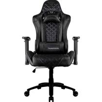 Cadeira Gamer Thunderx3 TGC12 Preto, TGC12, Com Almofadas, Reclinável, Preto