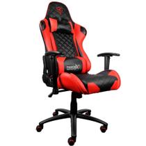 Cadeira Gamer THUNDERX3TGC12 (Preta/Vermelha, até 120kg, encosto e braços ajustáveis)